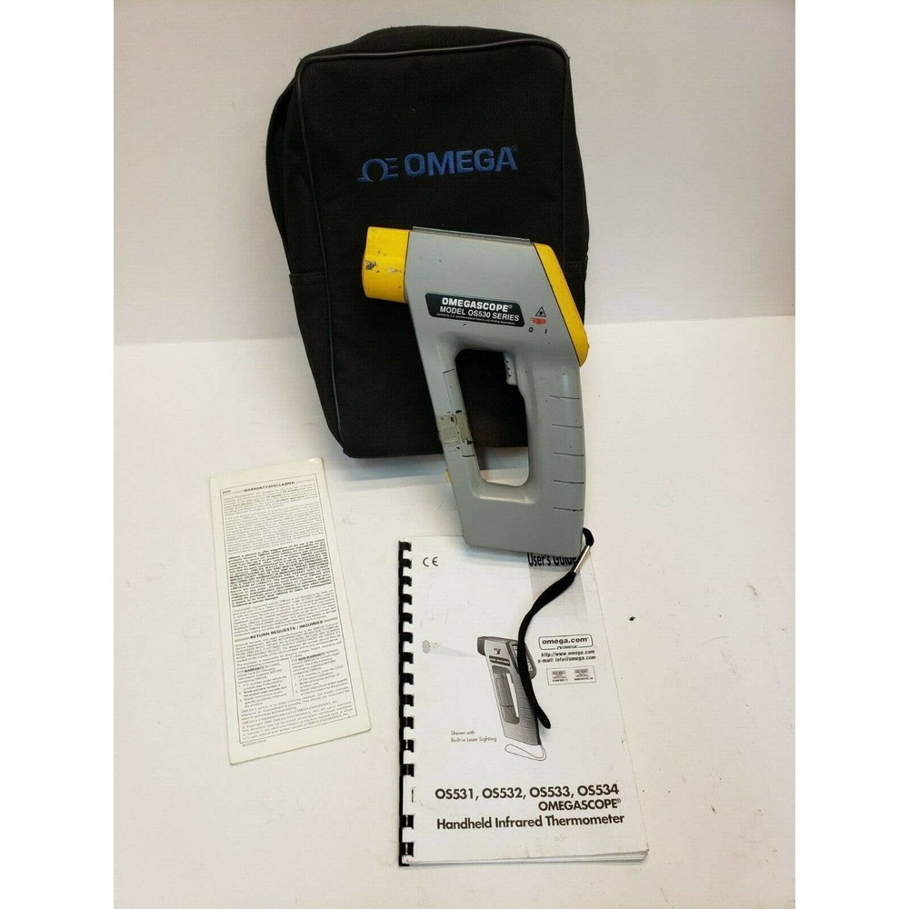 Omega Model OS520 Omegascope Handheld Infrared Thermometer in case